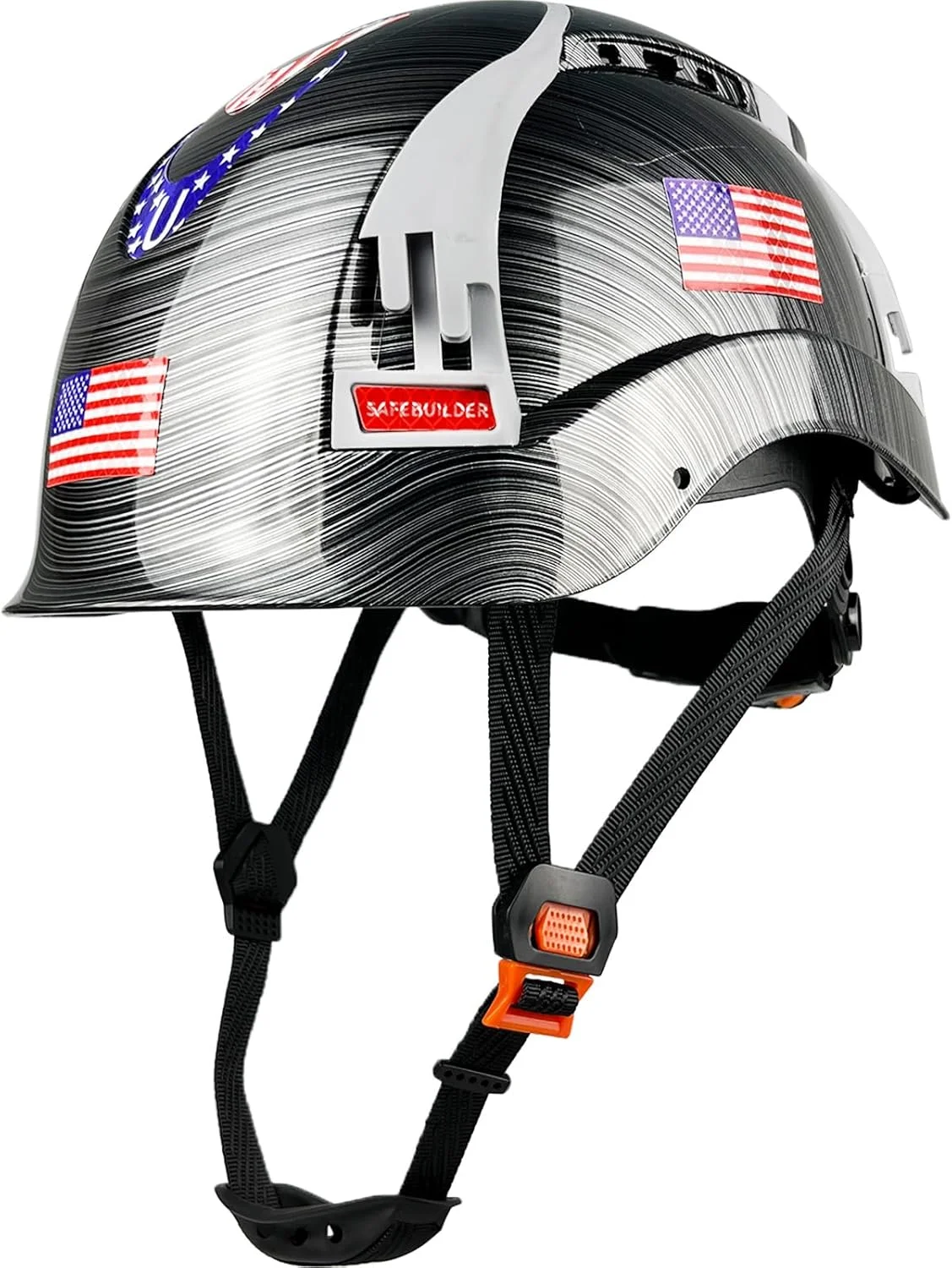 کلاه ایمنی SAFEBUILDER H1X برای مهندسی ساخت و ساز، سیستم تعلیق 6 نقطه ای، کلاه سخت تهویه دار، محافظ سر سبک وزن برای کار در فضای باز، ANSI Z89.1