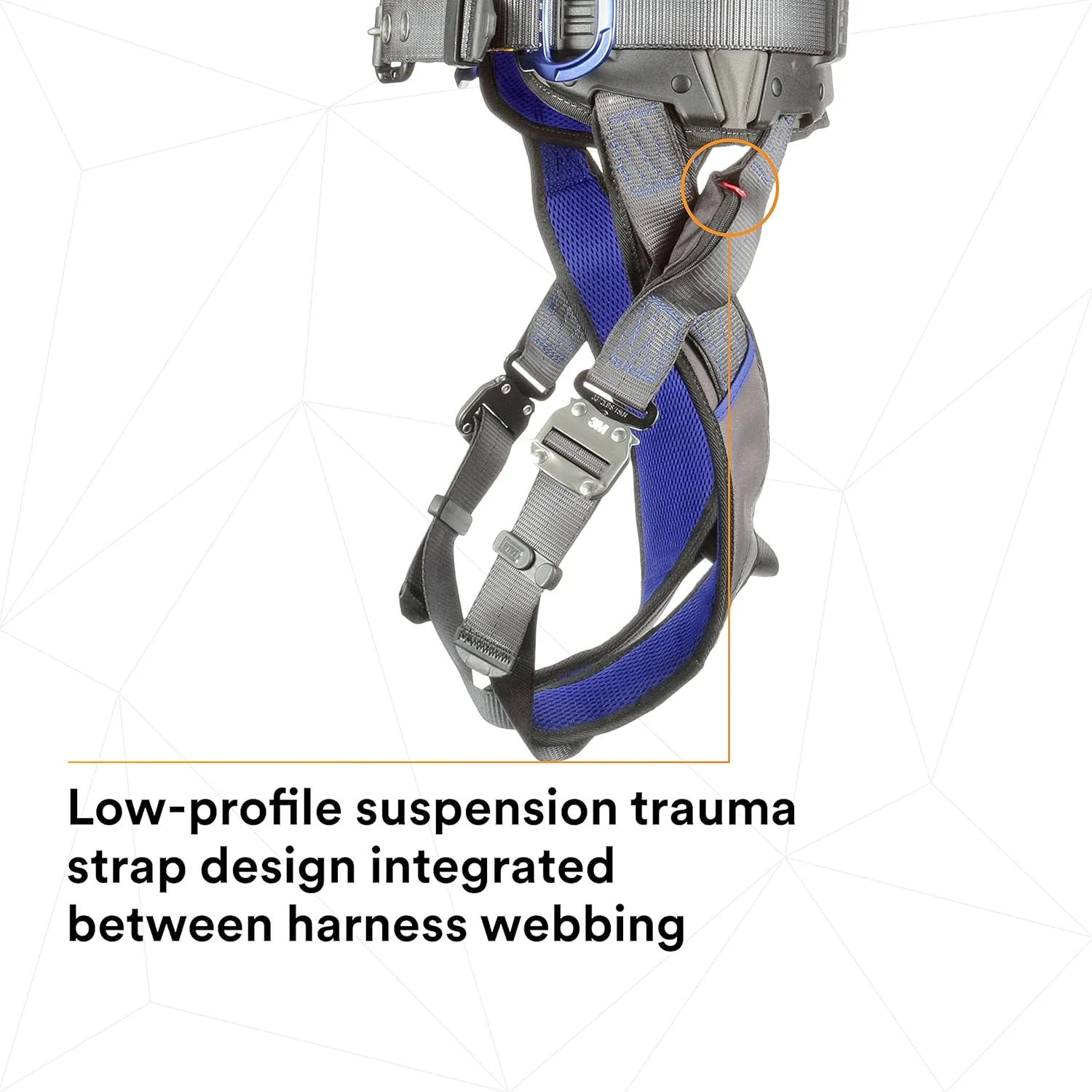 هارنس ایمنی موقعیت یابی ساختمانی راحت 3M 1113121 DBI-SALA ExoFit X300، حفاظت از سقوط ساختمانی، حلقه های D آلومینیومی پشتی و باسن، سگک های اتصال سریع قفل خودکار پا و سینه، سایز کوچک