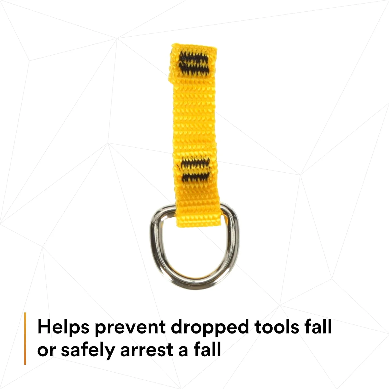 محافظت از ابزار در برابر سقوط 3M DBI-SALA، 1500003، نقطه اتصال با حلقه تکی D، 0.5 اینچ در 2.25 اینچ، در یک انتها برای ابزارهای تا 2 پوند، بسته 10 عددی