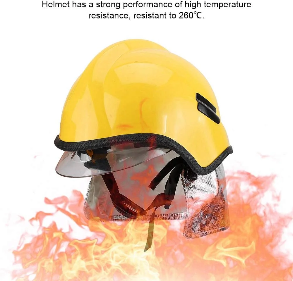 کلاه نجات Leapiture، کلاه ایمنی محافظ مقاوم در برابر آتش، کلاه ایمنی جستجو و نجات اضطراری، مقاوم در برابر حرارت