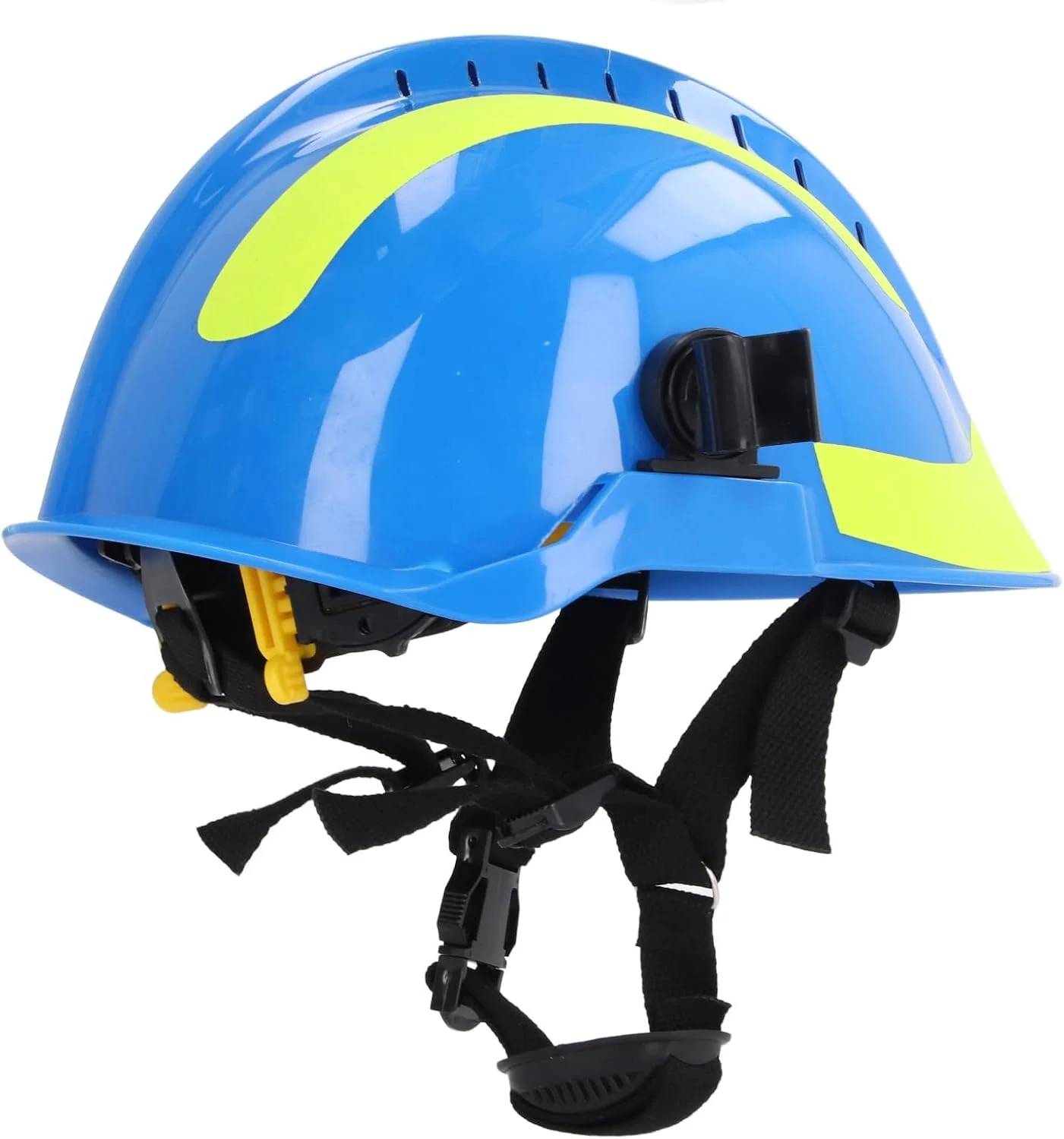 کلاه ایمنی، مقاوم در برابر حرارت، جذب شوک حرارتی، مقاوم در برابر شعله، مقاوم در برابر تشعشعات حرارتی و نوری، مناسب برای شرایط اضطراری در فضای باز (آبی)