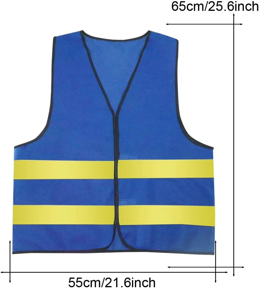 ست 5 عددی/ 10 عددی جلیقه ایمنی بازتابنده AIEOE با دید بالا برای کار ساختمانی