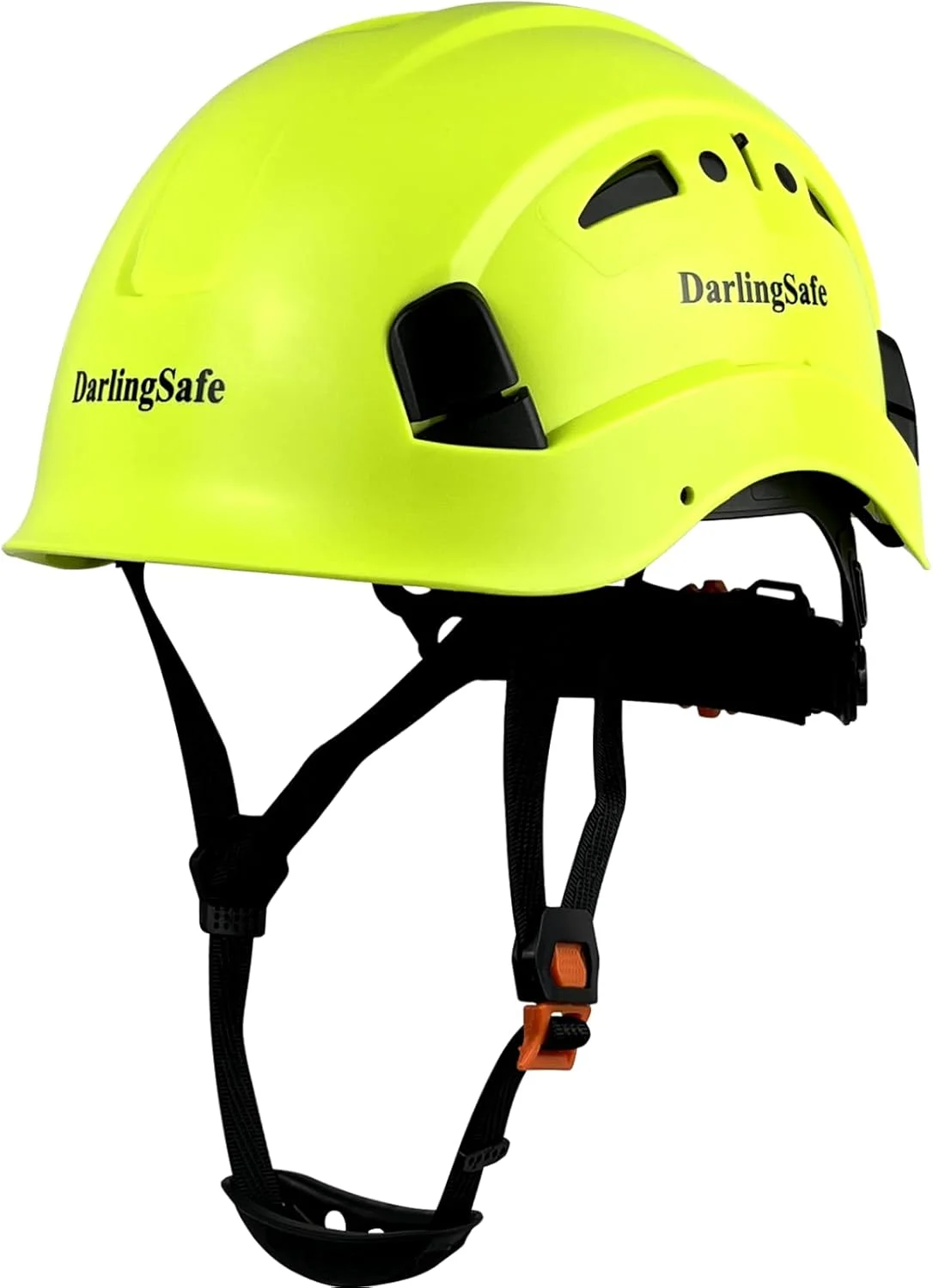 کلاه ایمنی ساختمانی DarlingSafe DR08، کلاه سخت ABS، کلاه های ایمنی تهویه دار قابل تنظیم، محافظ سر کار صنعتی برای مردان دارای گواهینامه ANSI/ISEA Z89.1 صنعتی