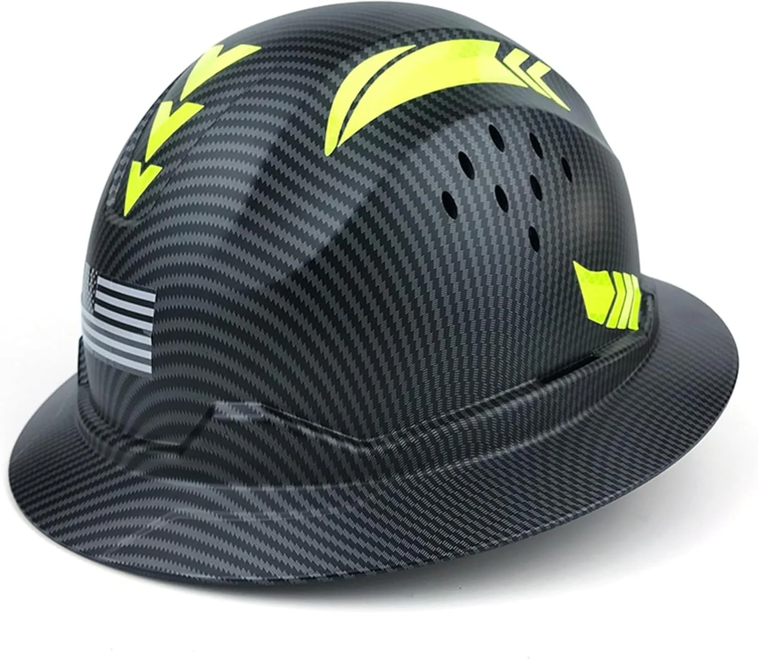 کلاه ایمنی لبه دار ANT5PPE، کلاه سخت، فرآیند هیدرو دیپینگ، ساخته شده از HDPE، مناسب برای کار در صنایع و ساختمان سازی، دارای تهویه هوا، 6 نقطه قابل تنظیم، دارای استاندارد ANSI Z89.1