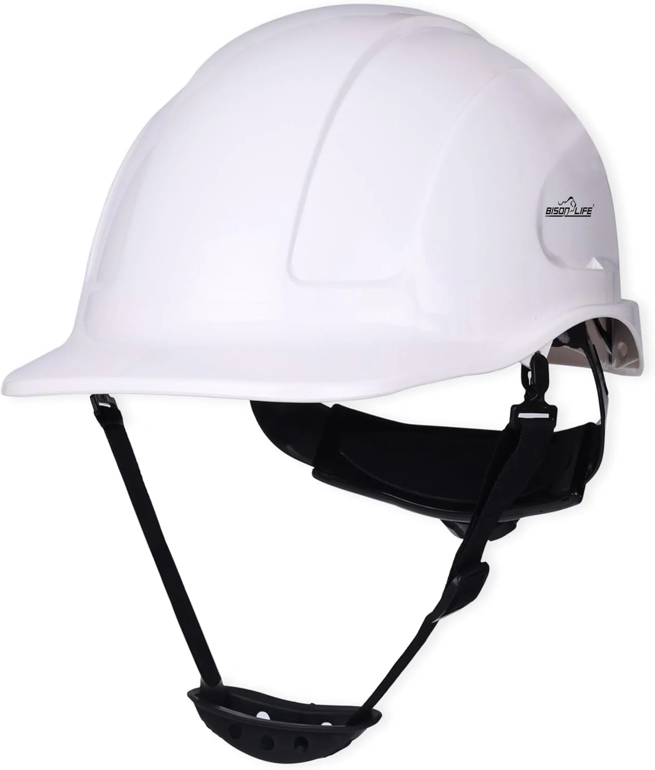 کلاه ایمنی ABS Bison Life TorShell – کلاه سخت با مهار نایلونی و تنظیم جغجغه ای، محافظت سبک وزن از سر برای ساخت و ساز، معدن و نگهداری