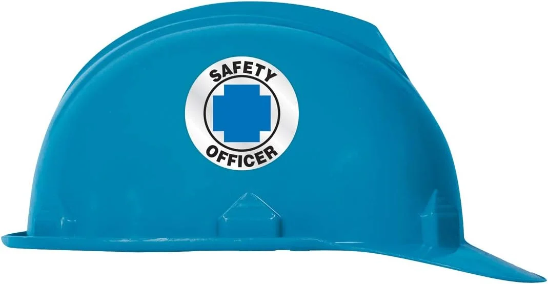 برچسب کلاه ایمنی Accuform LHTL645 با عنوان مسئول ایمنی، ورق بازتابنده 5.7 سانتی متری