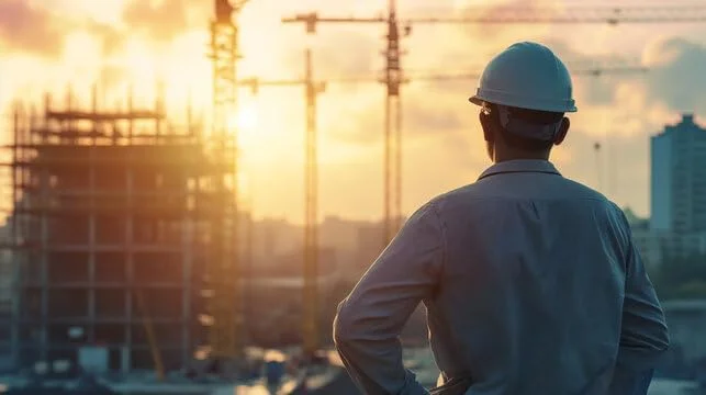 کلاه ایمنی قابل تنظیم 4 نقطه ای - کلاه سخت پلی اتیلن بادوام برای ساخت و ساز، کارهای صنعتی و ساختاری