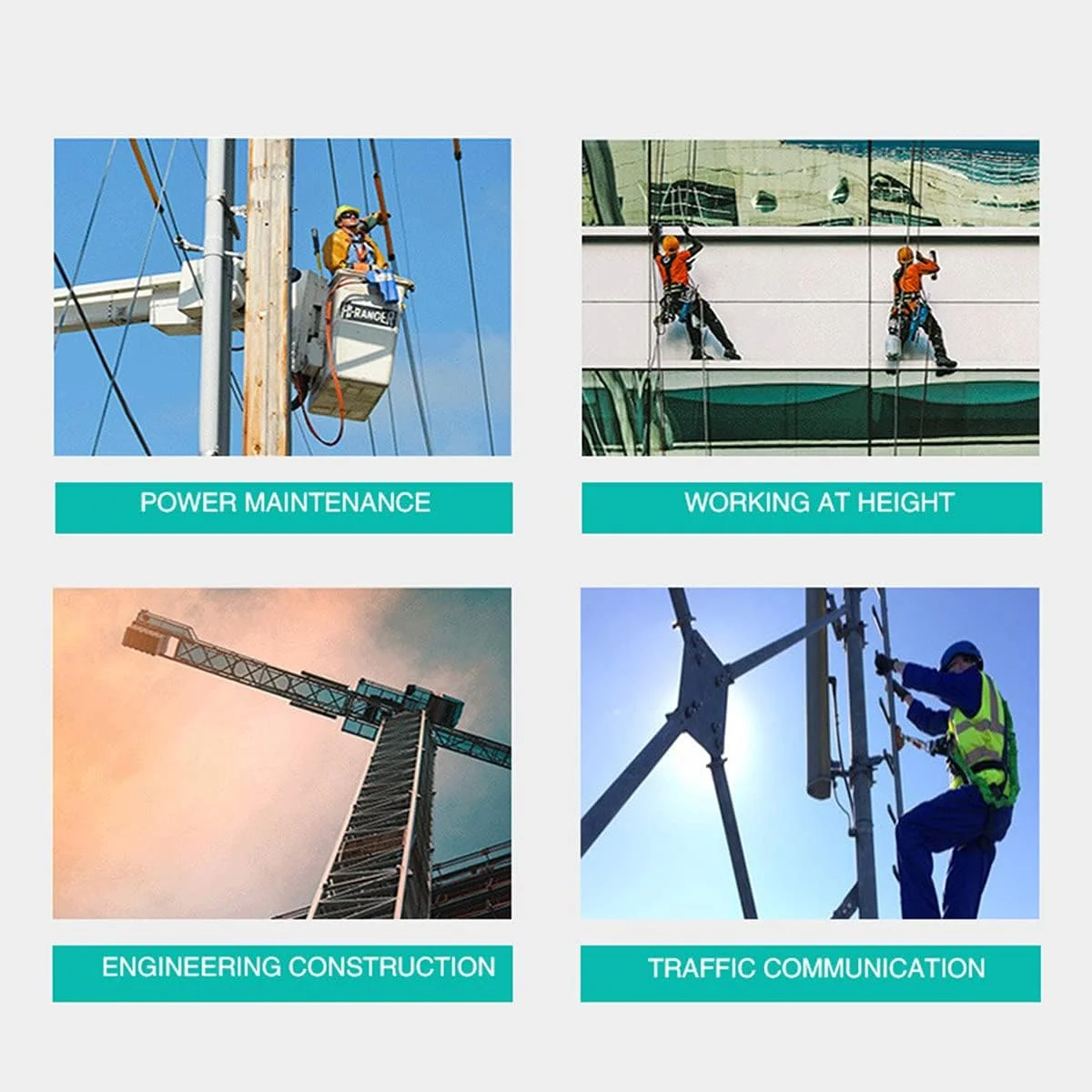 طناب نجات جمع شونده اتوماتیک GIKHFSA، ترمز سقوط، تحمل وزن 150 کیلوگرم، 10 متر، با گیره قفل کارابین فولادی، مناسب برای کار در ارتفاع، کار روی سقف و حفاظت فردی در برابر سقوط طناب نجات جمع شونده اتوماتیک GIKHFSA، ترمز سقوط، تحمل وزن 150 کیلوگرم، 10 متر، با گیره قفل کارابین فولادی، مناسب برای کار در ارتفاع، کار روی سقف و حفاظت فردی در برابر سقوط