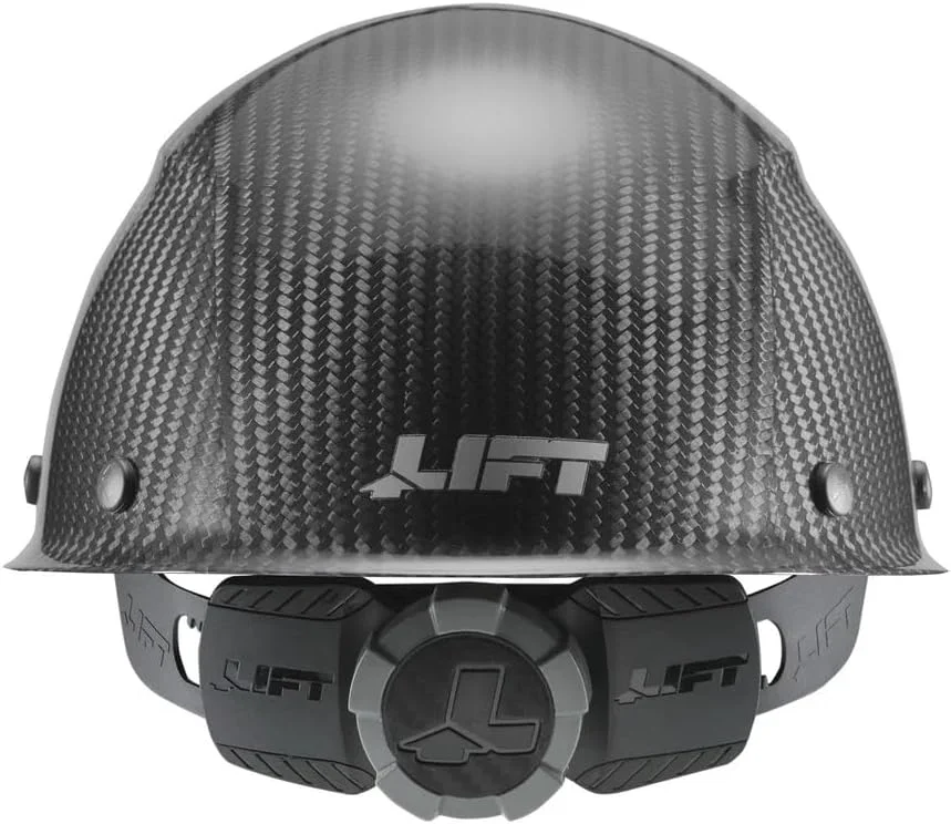 کلاه ایمنی لبه دار الیاف کربنی LIFT SAFETY Dax | سیستم تعلیق 6 نقطه ای برای راحتی و محافظت در برابر ضربه