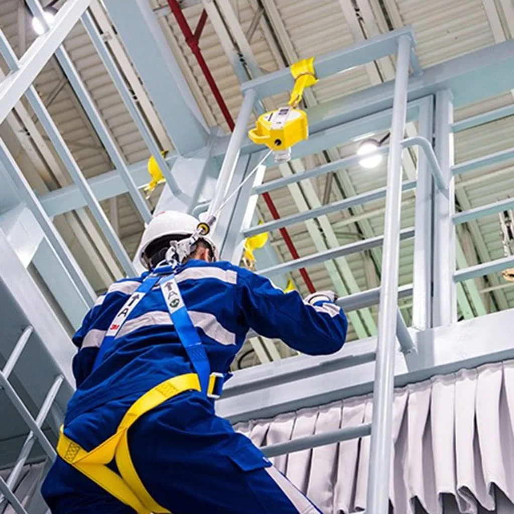 کیت مهار ایمنی CDFVFA، ابزار مهار ایمنی تمام بدن، حفاظت در برابر سقوط با حلقه های D و کمربند کمری، تجهیزات حفاظت فردی جهانی