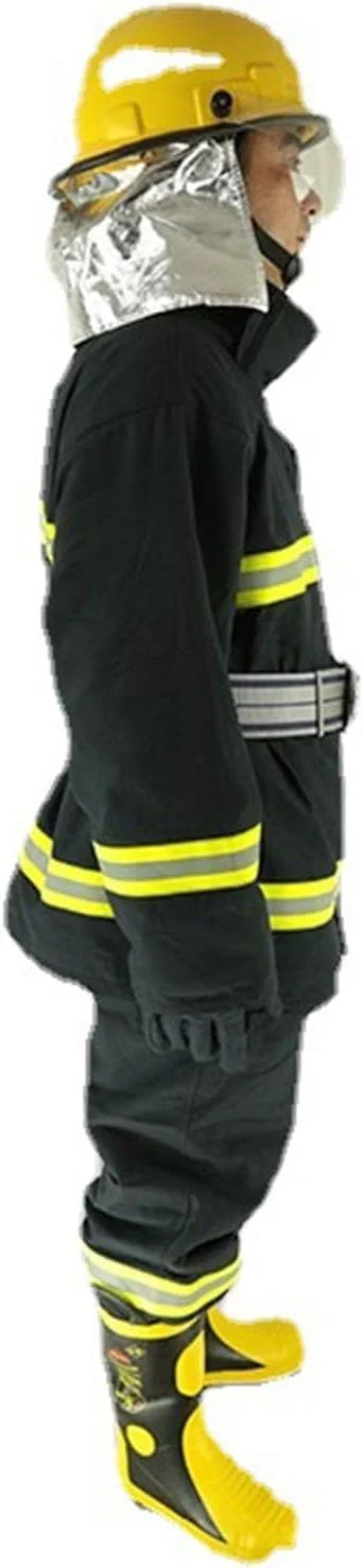 لباس ایمنی مقاوم در برابر آتش، نوار بازتابنده با دید بالا، ژاکت و شلوار عایق حرارت 4 لایه، استحکام مقاوم در برابر آتش، پنبه مقاوم در برابر آتش، ایمنی با دید بالا