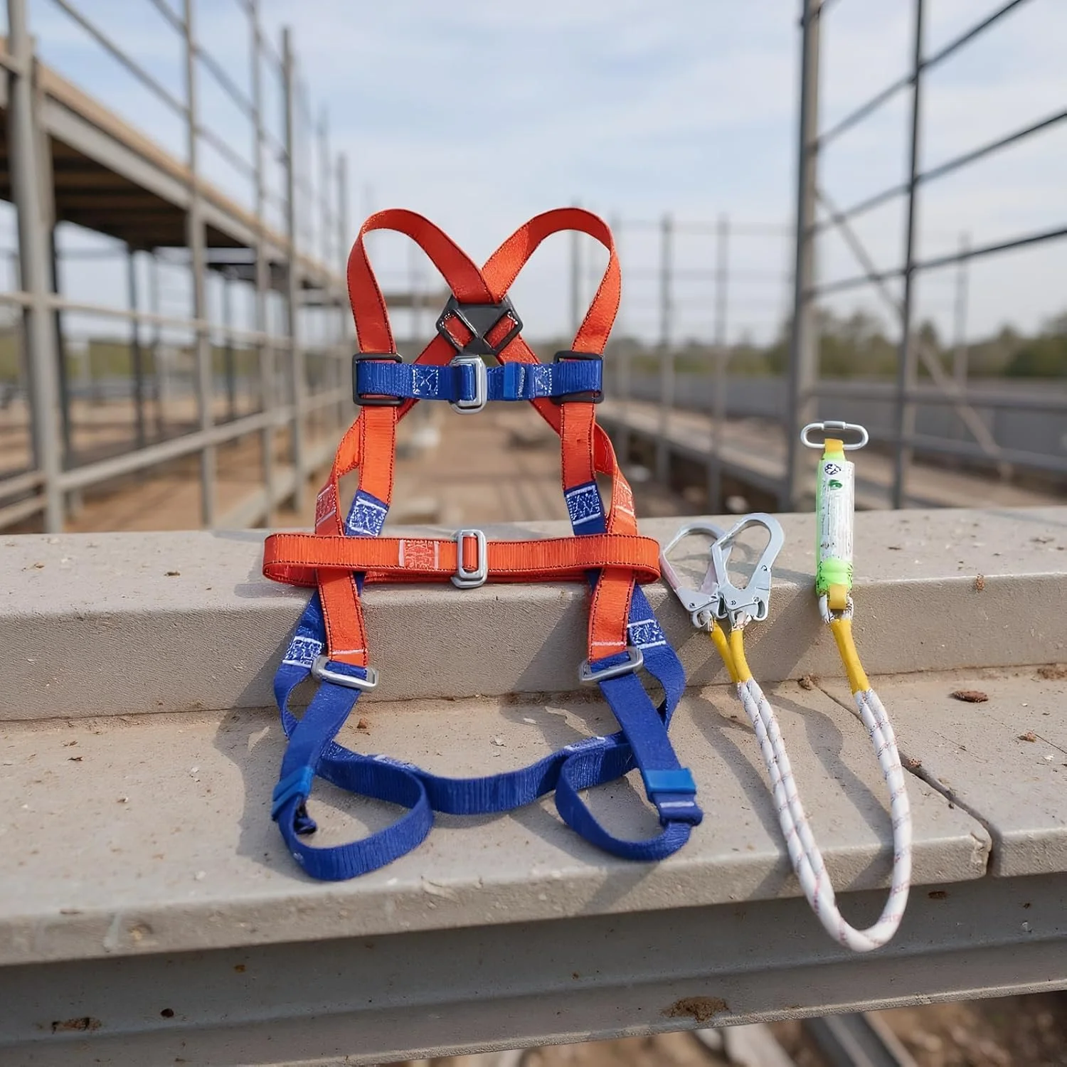 Safety Harness,5 Point Full Body Fall Safety Harnesses - Adjustable Shoulder Straps Flexible Rope Gear Equipment for Climbing Hunting Roof Arborist Safety Harness,5 Point Full Body Fall Safety Harnesses - Adjustable Shoulder Straps Flexible Rope Gear Equipment for Climbing Hunting Roof Arborist