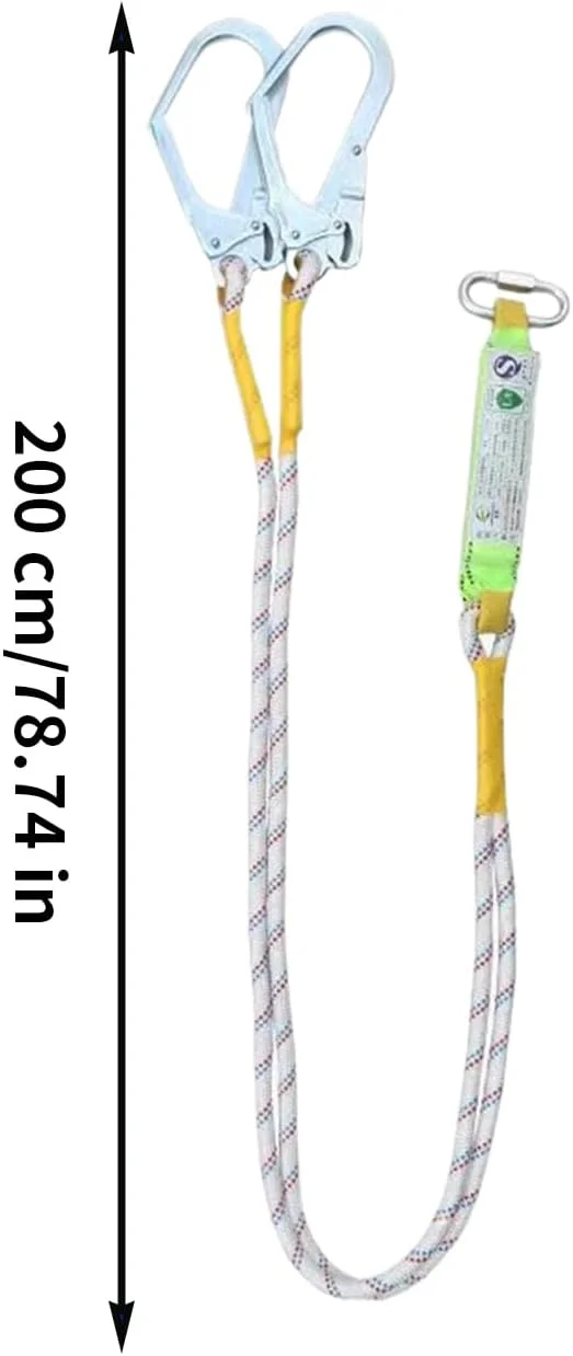 Safety Harness,5 Point Full Body Fall Safety Harnesses - Adjustable Shoulder Straps Flexible Rope Gear Equipment for Climbing Hunting Roof Arborist Safety Harness,5 Point Full Body Fall Safety Harnesses - Adjustable Shoulder Straps Flexible Rope Gear Equipment for Climbing Hunting Roof Arborist