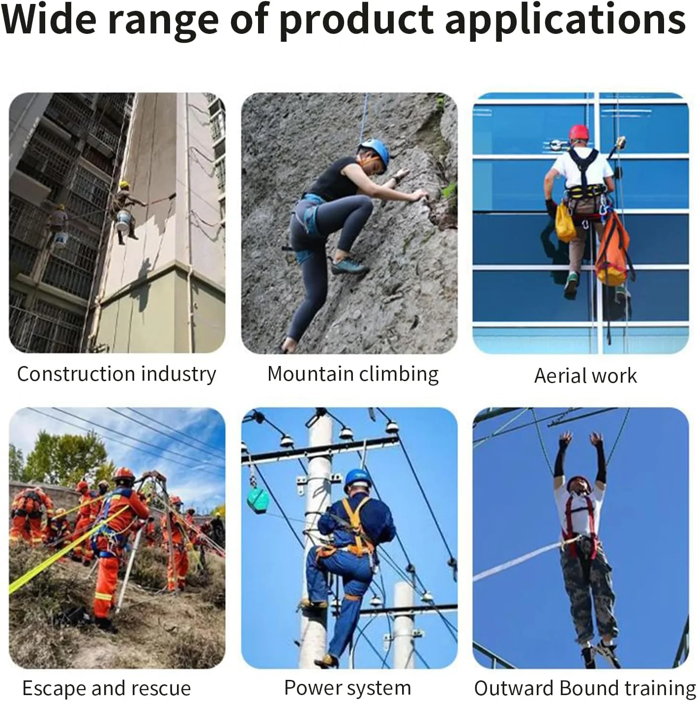 Anti Fall Harness | 5 Point Full Body Fall Safety Harnesses | Adjustable Rope Gear Lanyard Equipment Flexible for Climbing Men Hunting Arborist Outdoor Activities