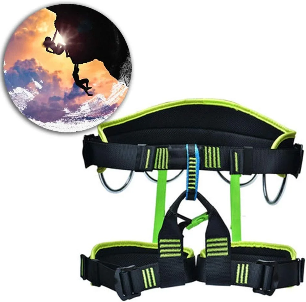 هارنس ایمنی، تجهیزات کوهنوردی محافظت در برابر سقوط کمربند ایمنی نیم تنه دارای گواهینامه CE پلی استر با مقاومت بالا راحت و بادوام مناسب برای کار در ارتفاع