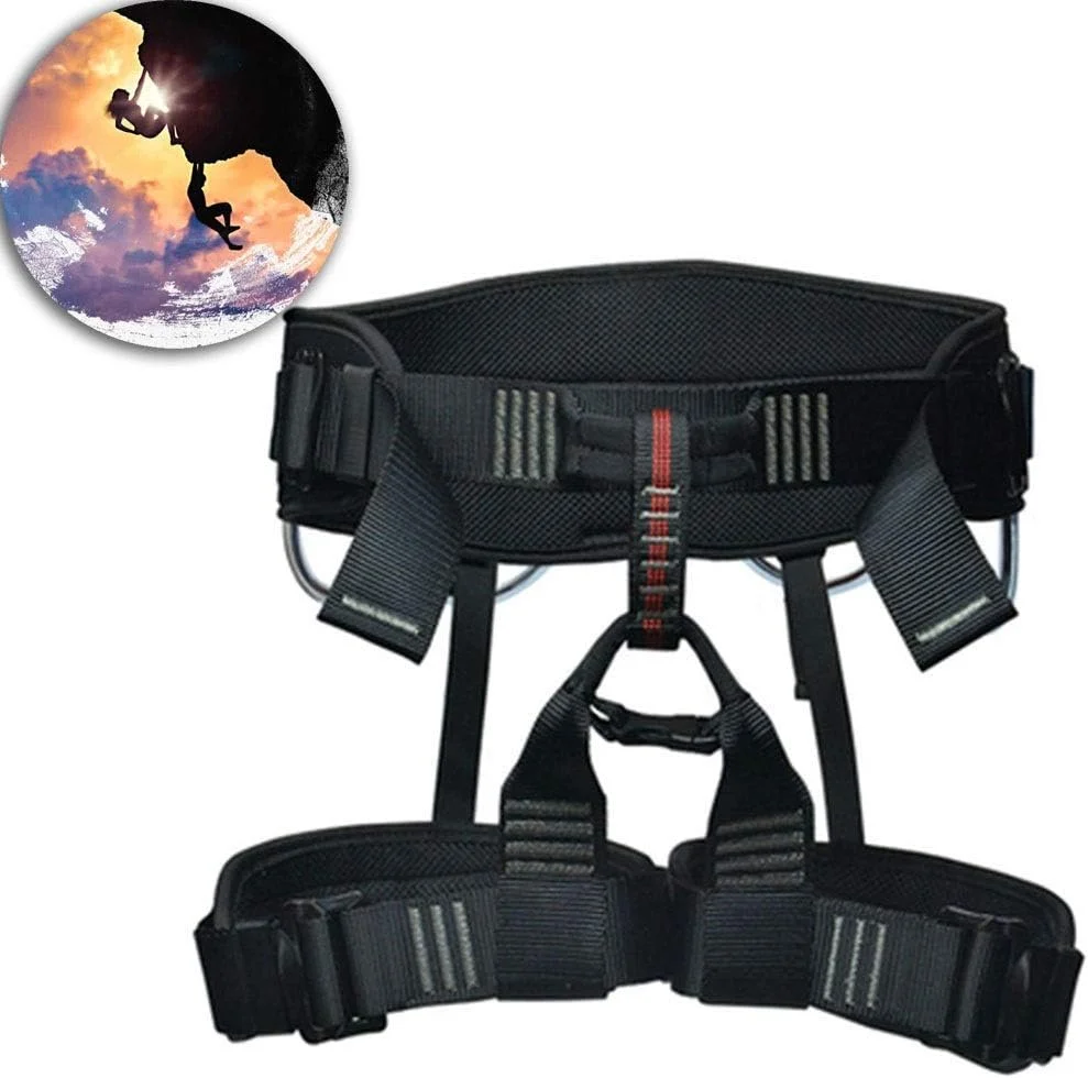 هارنس ایمنی TISTIK، تجهیزات کوهنوردی و محافظت در برابر سقوط، کمربند ایمنی نیم تنه، جنس پلی استر با مقاومت بالا، راحت و بادوام برای کار در ارتفاع