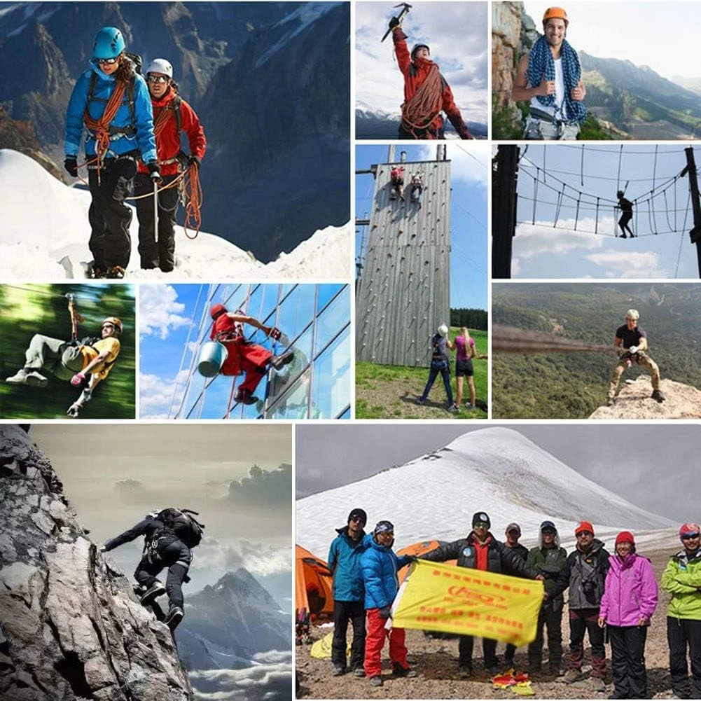 هارنس ایمنی TISTIK، تجهیزات کوهنوردی و محافظت در برابر سقوط، کمربند ایمنی نیم تنه، جنس پلی استر با مقاومت بالا، راحت و بادوام برای کار در ارتفاع