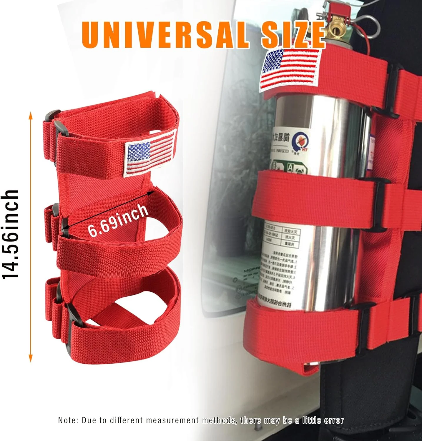 نگهدارنده کپسول آتش نشانی Ziciner 2.5-3 پوندی قابل تنظیم برای میله غلتکی، بند کپسول آتش نشانی طرح پرچم آمریکا Bartact، لوازم جانبی خودرو جهانی برای اتومبیل، SUV، کامیون و غیره (قرمز) نگهدارنده کپسول آتش نشانی Ziciner 2.5-3 پوندی قابل تنظیم برای میله غلتکی، بند کپسول آتش نشانی طرح پرچم آمریکا Bartact، لوازم جانبی خودرو جهانی برای اتومبیل، SUV، کامیون و غیره (قرمز)