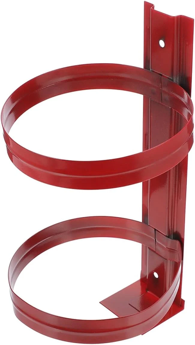 ZHUGI 2 عدد پایه نگهدارنده آتش نشانی قابل تنظیم دیواری، آویز نگهدارنده کپسول آتش نشانی جهانی