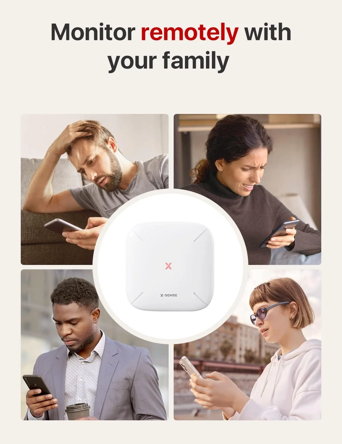 ایستگاه پایه خانه هوشمند X-Sense، نیاز به وای فای 2.4 گیگاهرتز، شبکه ایمنی خانه خود را با حداکثر 50 دستگاه ارتقا دهید، مدل SBS50