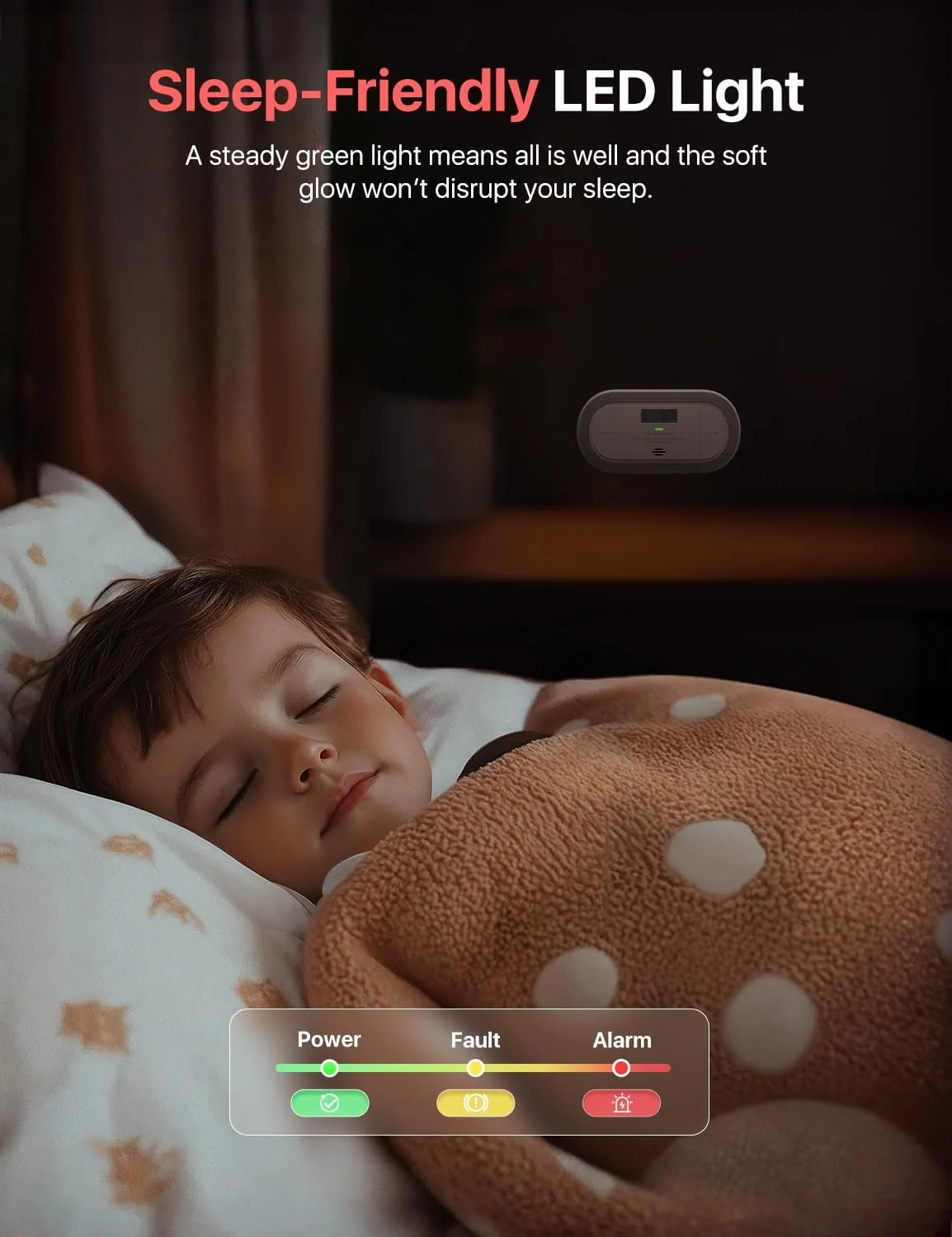 دتکتور مونوکسید کربن X-Sense مدل XC0C-SA، بسته‌ی 2 عددی