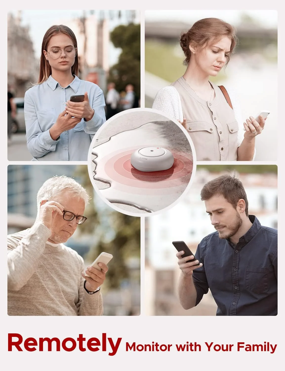 آشکارساز هوشمند آب X-Sense، سنسور نشت آب Wi-Fi، لوازم جانبی برای کیت آشکارساز آب SWS54 و SWS51