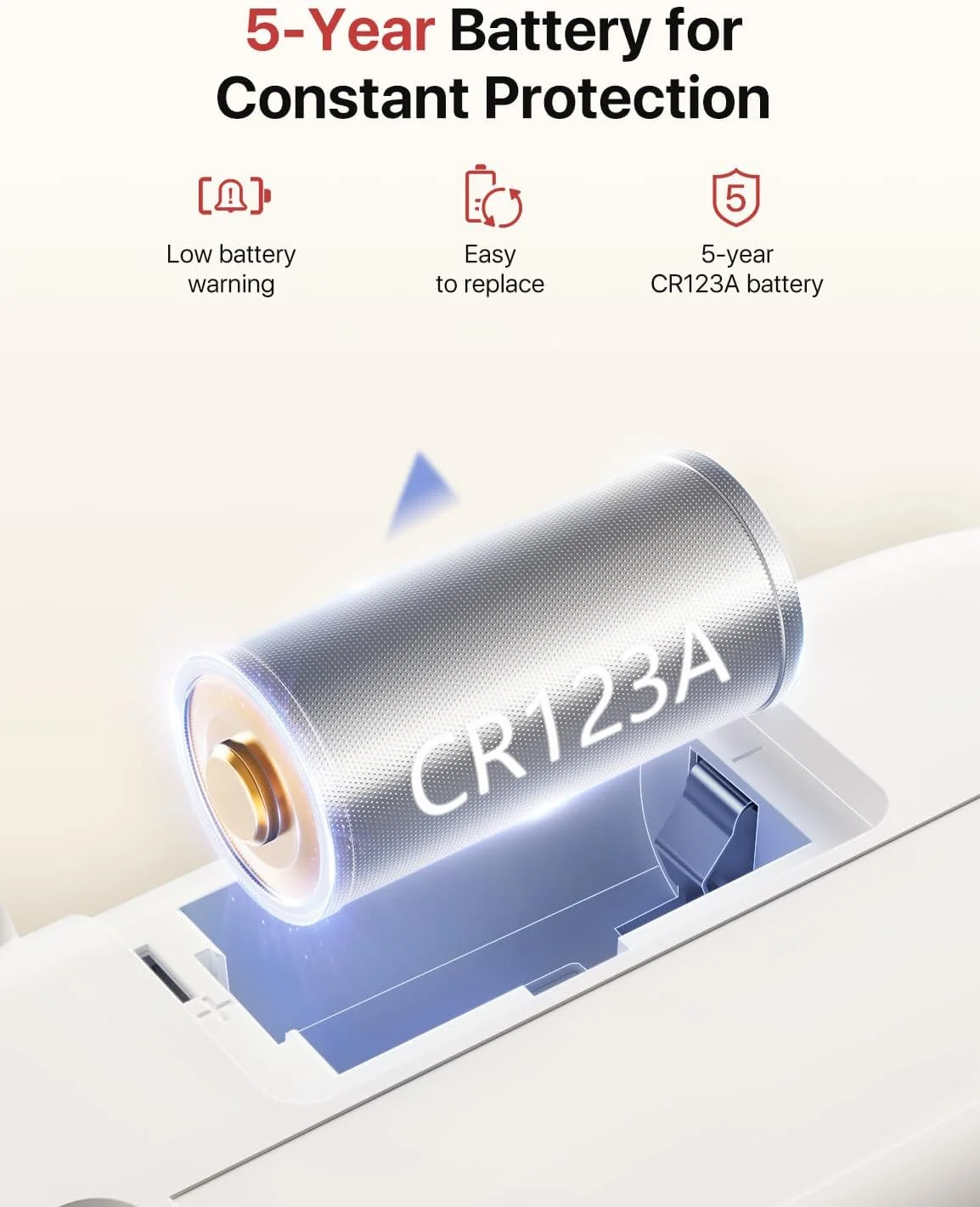 آشکارساز مونوکسید کربن بی سیم X-Sense، آلارم CO با باتری قابل تعویض با نمایشگر دیجیتال و حافظه مقدار پیک، XC01-WR، بسته 2 عددی