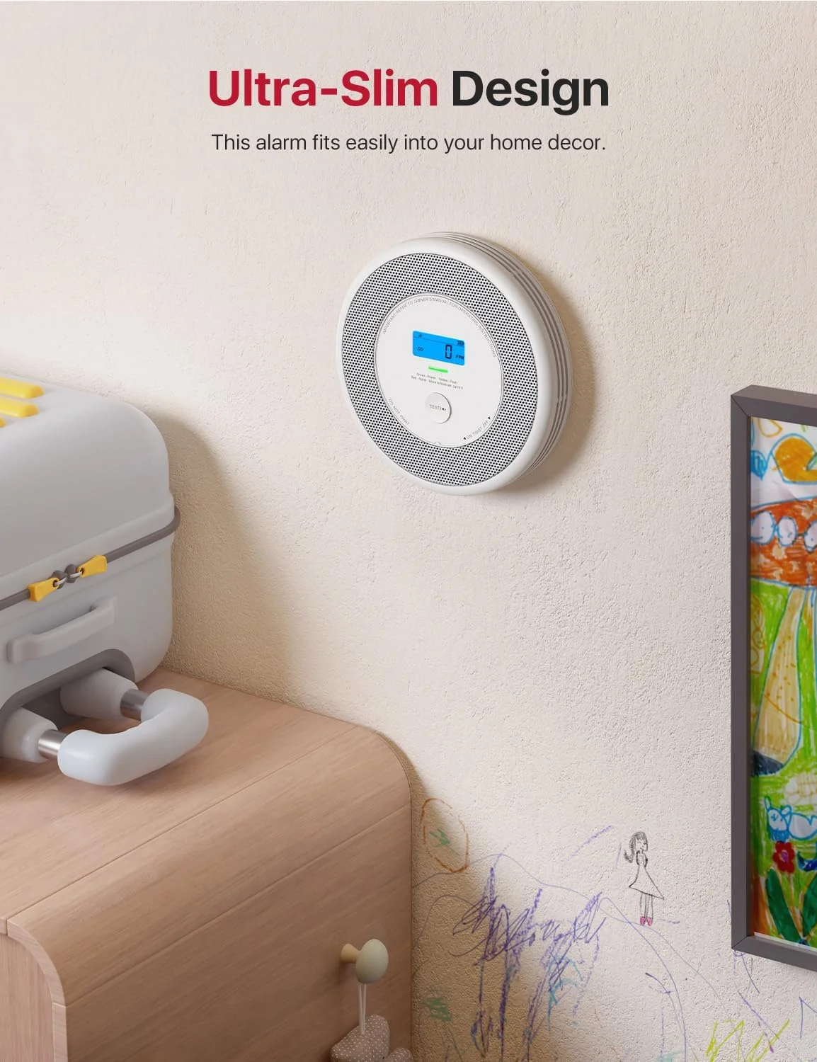 دتکتور هوشمند دود و مونوکسید کربن X-Sense با موقعیت مکانی صوتی، دتکتور ترکیبی دود و مونوکسید کربن Wi-Fi با اعلان‌های برنامه در زمان واقعی، XP0A-iR، بسته 3 عددی