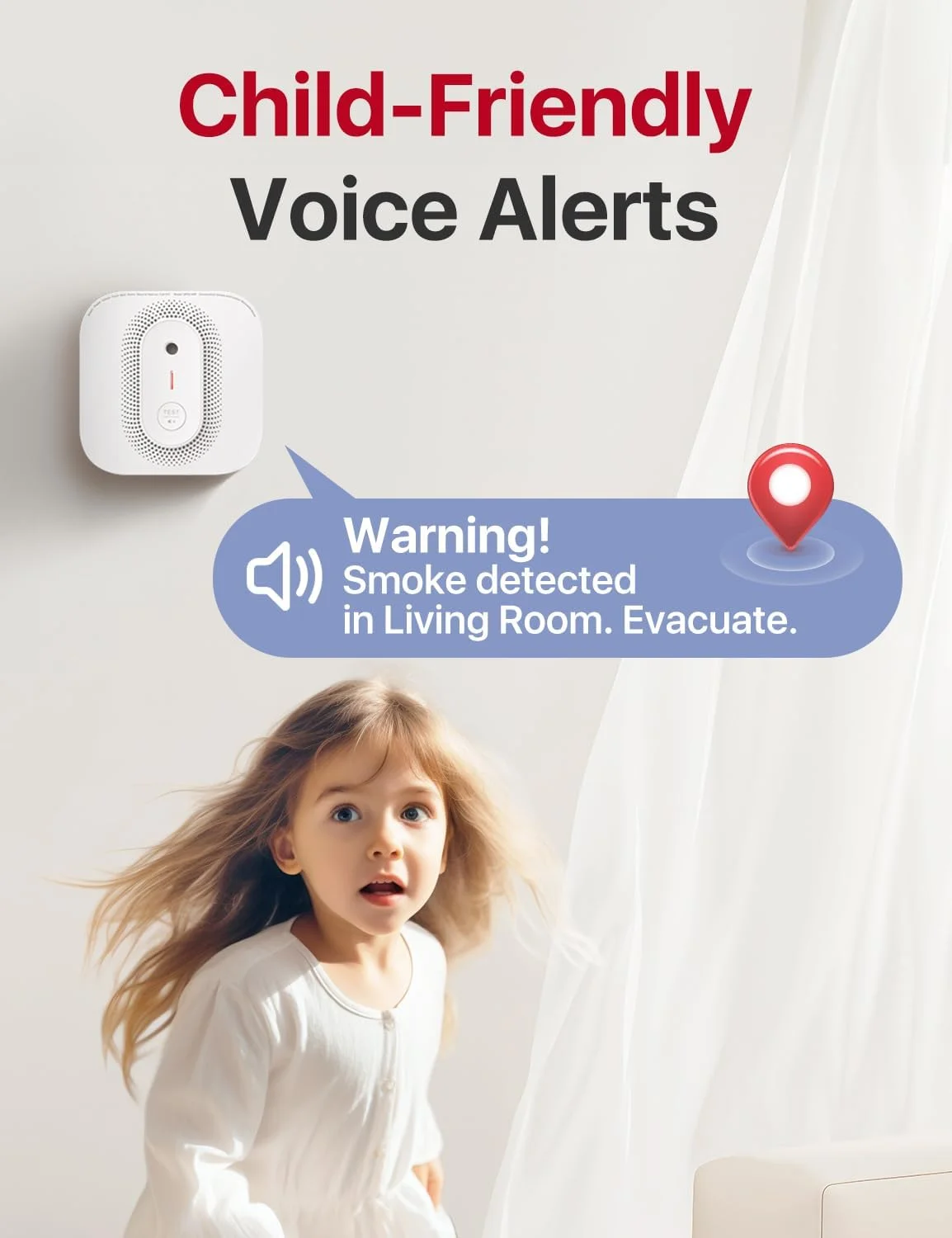 X-Sense Smoke Detector Carbon Monoxide Detector Combo Hardwired with Voice Location, Hardwired Interconnected Smoke and Carbon Monoxide Detector, Model XP02-AR, 10-Pack