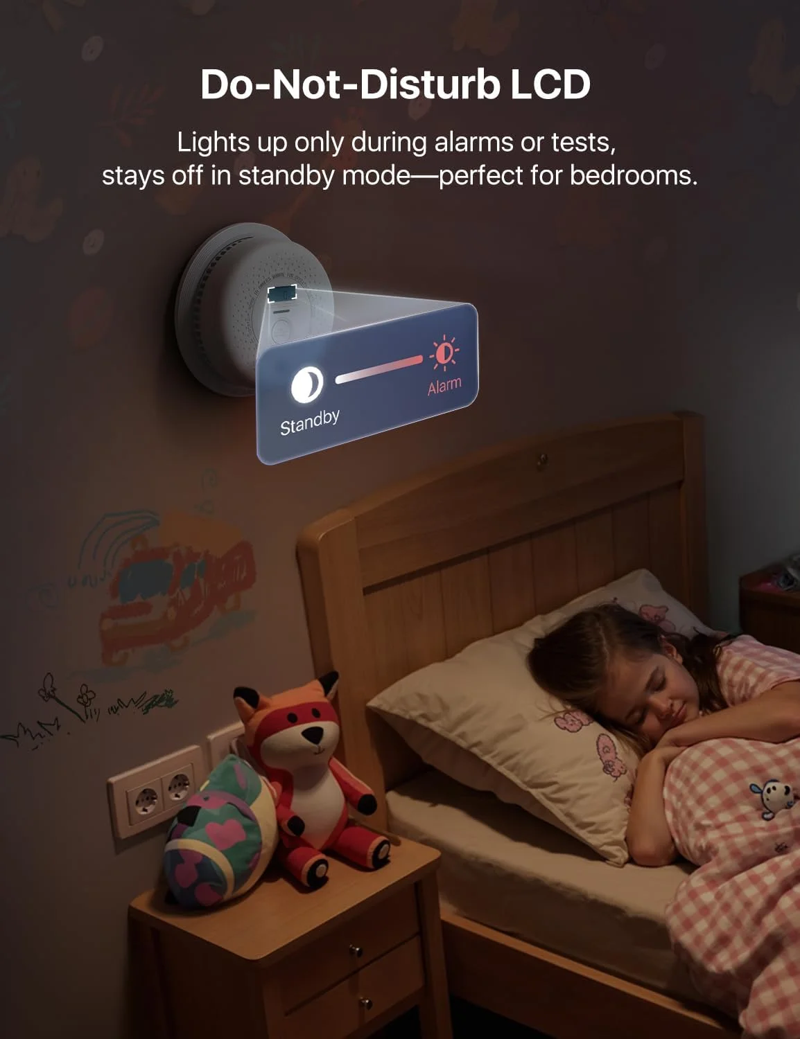 X-Sense Smoke Detector Carbon Monoxide Detector Combo, 10-Year Battery Smoke Detector with Display, Standalone Model SC01, Single Pack