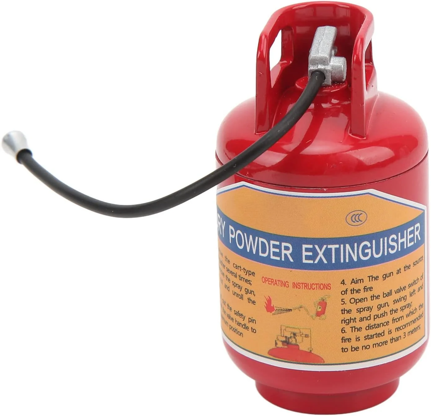 ست ترولی ابزار و کپسول آتش نشانی RC وکرز، طراحی زیبا، سازگار با محیط زیست، شبیه سازی شده برای ماشین های آرسی یونیورسال 1/10