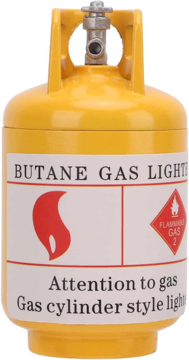 ماکت کپسول آتش نشانی شبیه سازی شده Velaurs، مقاوم در برابر خوردگی، آلیاژ روی، تزئین سبک برای ماشین آرسی 1/10، زرد