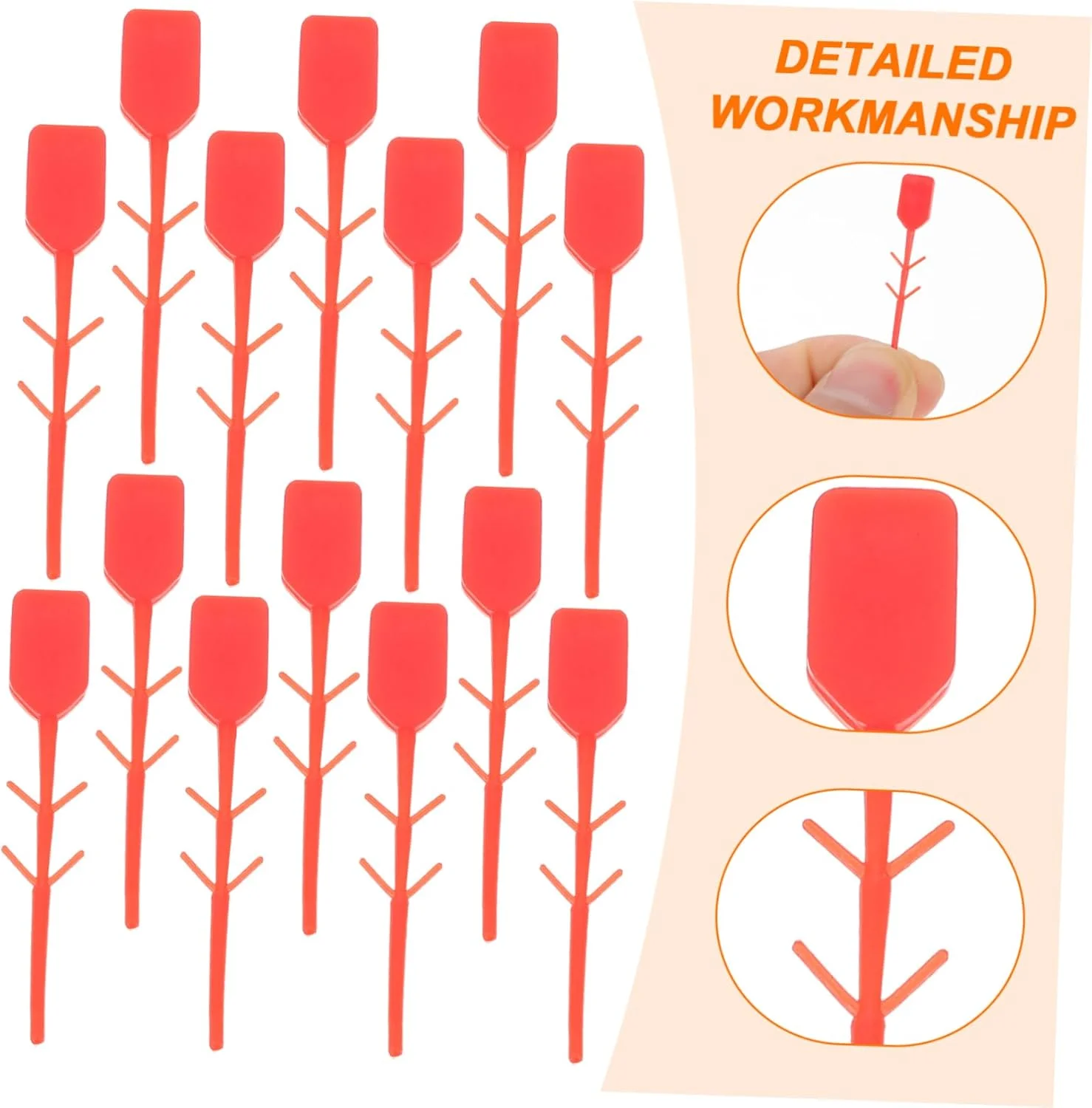 قفل آتش نشانی WATIIFUFU، پین های کششی آتش نشانی، مهر و موم های پلاستیکی درب دروازه، لوازم جانبی پلاستیکی برای مهر و موم آتش نشانی، لوازم جانبی آتش نشانی، مهر و موم اصلی برای پین های کششی، قرمز، بسته 100 عددی