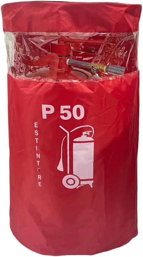 روکش کپسول آتش نشانی چرخدار - آستین محافظ ایمنی آتش نشانی سنگین برای جلوگیری از ساییدگی و خراش، 1 عدد (مناسب 50 کیلوگرمی)