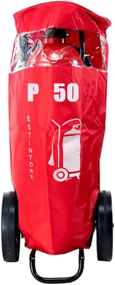 روکش کپسول آتش نشانی چرخدار - آستین محافظ ایمنی آتش نشانی سنگین برای جلوگیری از ساییدگی و خراش، 1 عدد (مناسب 50 کیلوگرمی)