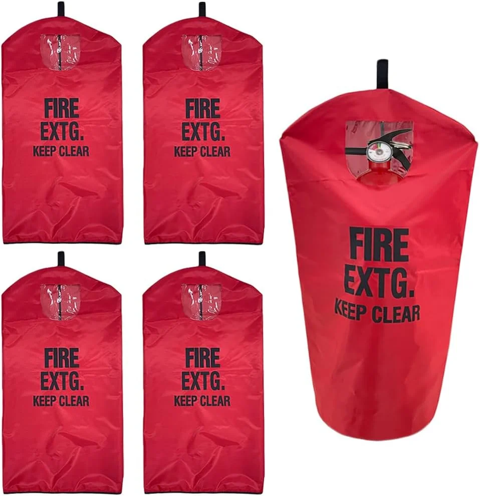 روکش کپسول آتش نشانی SHINETEC، محافظ سنگین و بادوام در برابر ساییدگی و خراش، ابعاد 43x56 سانتی متر، 5 عدد (مناسب کپسول های 2 تا 6 کیلوگرمی) روکش کپسول آتش نشانی SHINETEC، محافظ سنگین و بادوام در برابر ساییدگی و خراش، ابعاد 43x56 سانتی متر، 5 عدد (مناسب کپسول های 2 تا 6 کیلوگرمی)