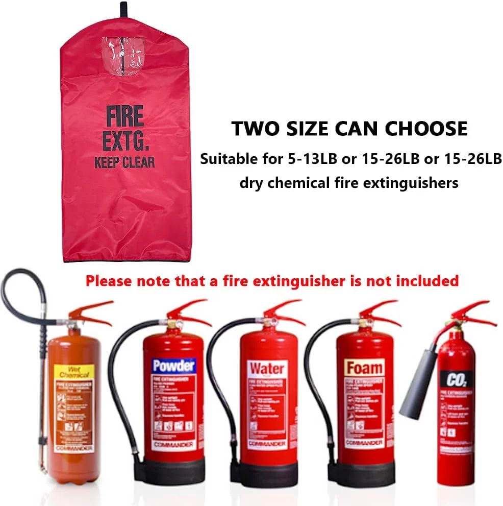 روکش کپسول آتش نشانی SHINETEC، محافظ سنگین و بادوام در برابر ساییدگی و خراش، ابعاد 43x56 سانتی متر، 5 عدد (مناسب کپسول های 2 تا 6 کیلوگرمی) روکش کپسول آتش نشانی SHINETEC، محافظ سنگین و بادوام در برابر ساییدگی و خراش، ابعاد 43x56 سانتی متر، 5 عدد (مناسب کپسول های 2 تا 6 کیلوگرمی)