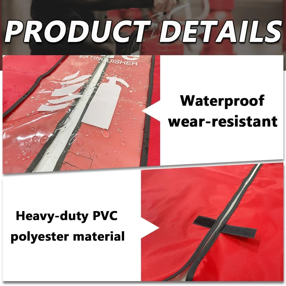 روکش کپسول آتش نشانی SHINETEC، محافظ سنگین کپسول آتش نشانی در برابر ساییدگی و خراشیدگی، ابعاد 45.72x66.04 سانتی متر، 1 عدد (5.9-9 کیلوگرم)