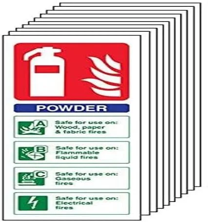 خاموش کننده آتش V Safety - پودری - 75 x 200 میلی متر - بسته 10 عددی خاموش کننده آتش V Safety - پودری - 75 x 200 میلی متر - بسته 10 عددی