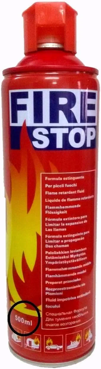 کپسول آتش نشانی ایمن پرو آلومینیومی چرمی قابل حمل با مایع ضد حریق (قرمز، کوچک) کپسول آتش نشانی ایمن پرو آلومینیومی چرمی قابل حمل با مایع ضد حریق (قرمز، کوچک)