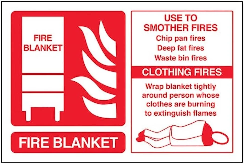 خاموش کننده آتش ایمنی V سازگار با محیط زیست - پتو آتش نشانی شناسه - 200 X 150 میلی متر