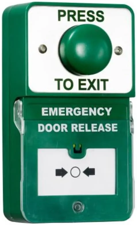 واحد ترکیبی دوگانه RGL DU-GB/PTE - دکمه خروج فشاری سبز و دکمه رهاسازی اضطراری درب (نقطه تماس) با پنجره پلاستیکی قابل تنظیم مجدد واحد ترکیبی دوگانه RGL DU-GB/PTE - دکمه خروج فشاری سبز و دکمه رهاسازی اضطراری درب (نقطه تماس) با پنجره پلاستیکی قابل تنظیم مجدد