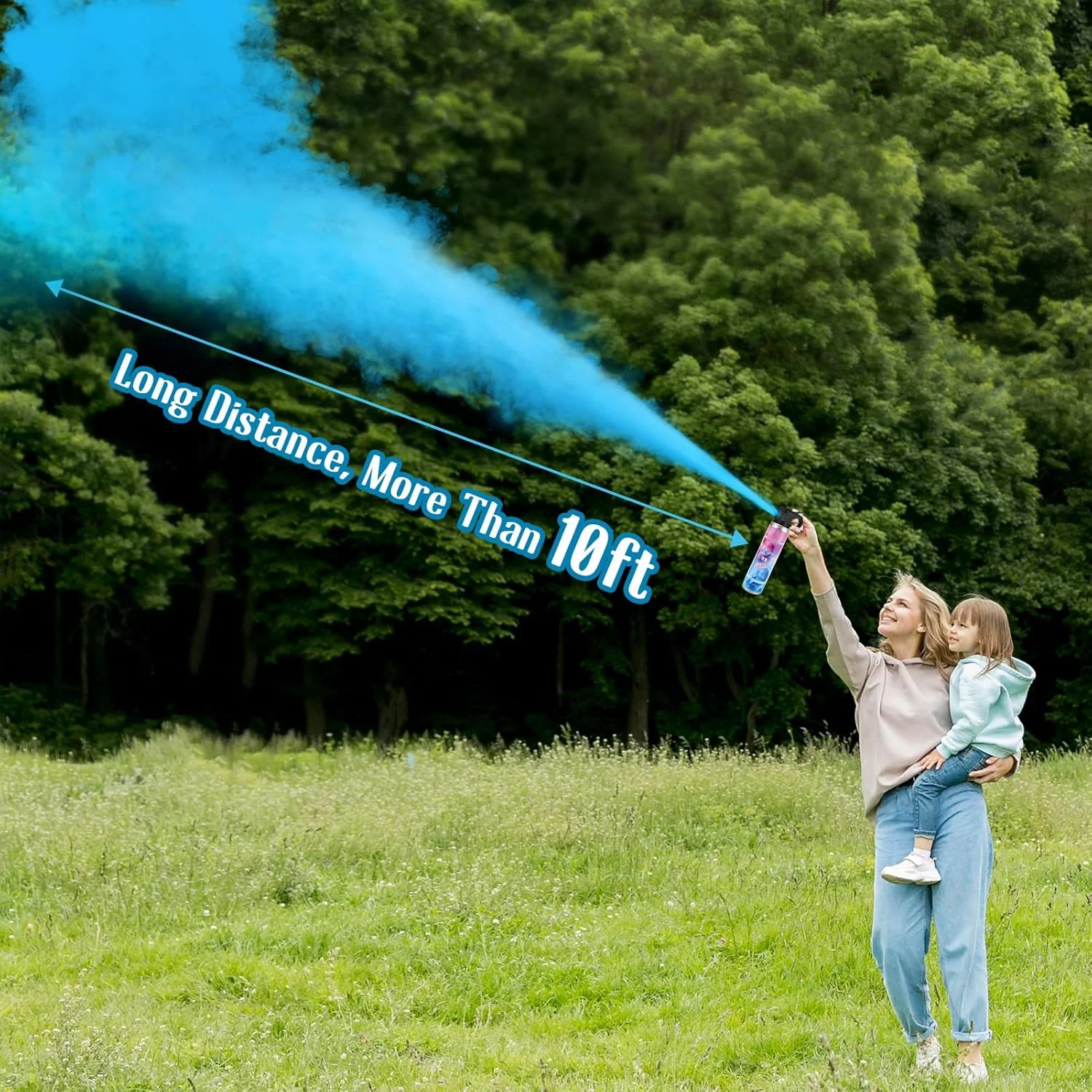 مجموعه دو عددی خاموش کننده آتش برای جشن تعیین جنسیت کییولوس، بمب دودزا برای تعیین جنسیت، ایده های جشن تعیین جنسیت نوزاد پسر برای تزئینات جشن تعیین جنسیت (کوچک، آبی)