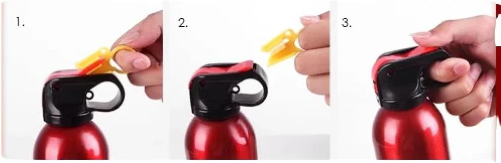 خاموش کننده آتش مه پاش آب قابل حمل برای خودرو، سایز مینی کلاس 21B، خاموش کننده سریع، ایده آل برای ایمنی خودرو و استفاده اضطراری