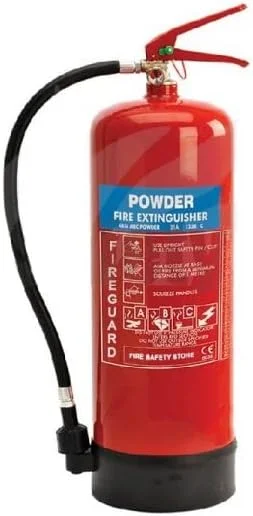 خاموش کننده آتش پودر خشک 4 کیلوگرمی دارای تاییدیه دفاع مدنی امارات متحده عربی، مناسب برای: خانه ها، دفاتر، ساختمان ها، انبارها، مزارع، کارگاه های نجاری و غیره