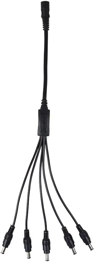 کابل تقسیم برق 1 به 5 PNI برای DVR و دوربین های مداربسته