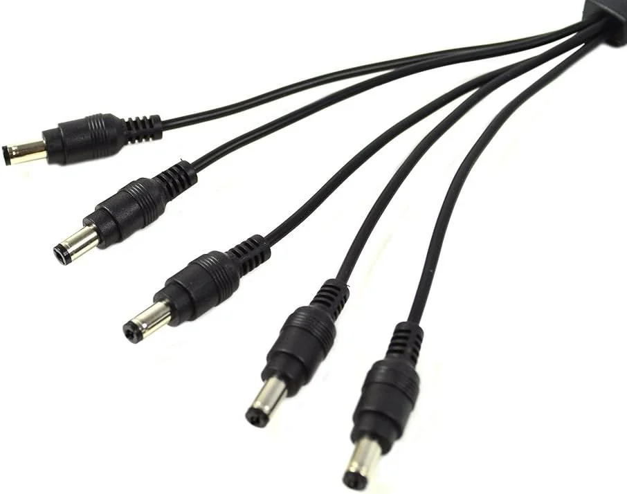 کابل تقسیم برق 1 به 5 PNI برای DVR و دوربین های مداربسته