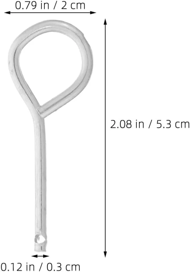 OSALADI 100 عدد پین کششی خاموش کننده آتش فولاد ضد زنگ، پین های تعمیر و نگهداری، پین کششی جایگزین، پین های ایمنی خاموش کننده آتش، لوازم جانبی خاموش کننده نقره ای