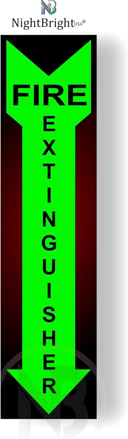 تابلو آتش نشانی شب نما NightBright USA / بسته 2 عددی / جوهرهای UV روی آلومینیوم. مقاوم در برابر حرارت | مقاوم در برابر سرما | ضد آب. ساخت آمریکا تابلو آتش نشانی شب نما NightBright USA / بسته 2 عددی / جوهرهای UV روی آلومینیوم. مقاوم در برابر حرارت | مقاوم در برابر سرما | ضد آب. ساخت آمریکا