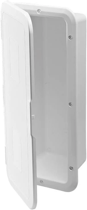 محفظه نگهداری کپسول آتش نشانی نووآ راده مدل 196461، سفید رنگ، مناسب کپسول 2 پوندی، به همراه درب